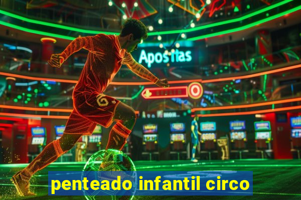 penteado infantil circo