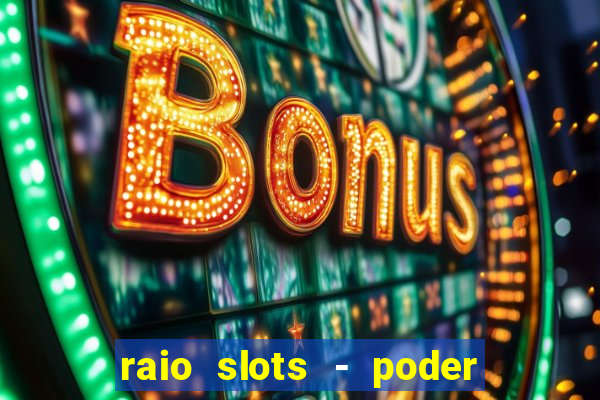 raio slots - poder de zéus