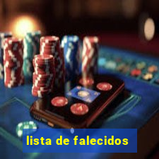 lista de falecidos