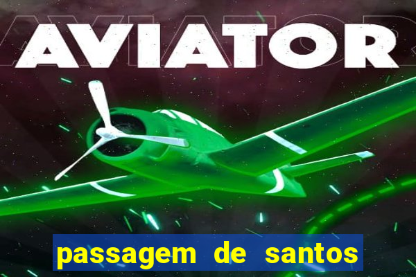 passagem de santos para guarulhos aeroporto