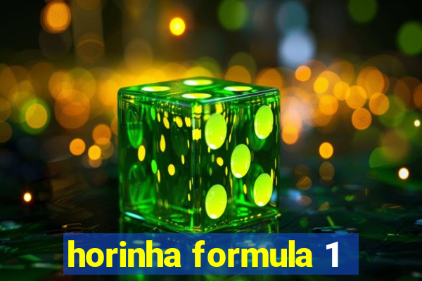 horinha formula 1