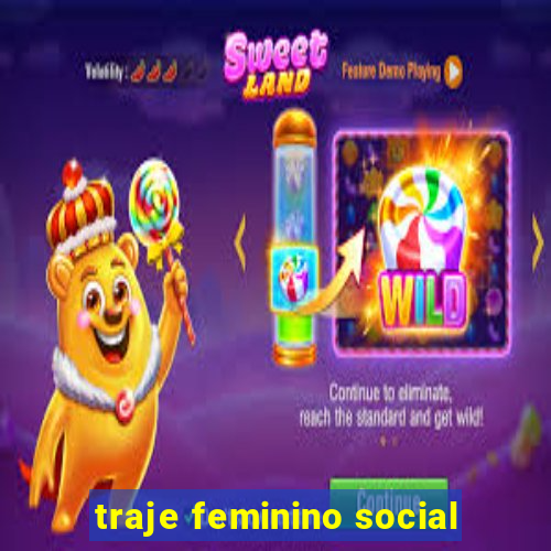 traje feminino social