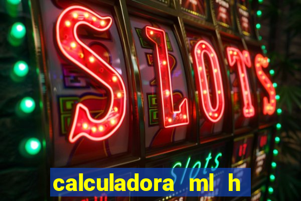 calculadora ml h para mcg kg min