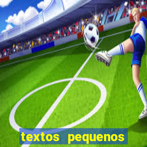 textos pequenos para alfabetizar